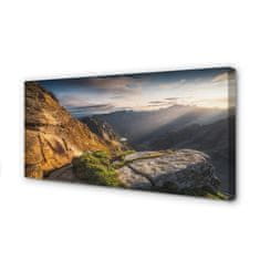 tulup.si Slika na platnu Mountain sunrise 125x50 cm