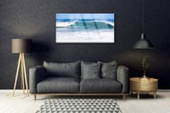 tulup.si Slika na akrilnem steklu Morska voda ocean wave 100x50 cm 2 obešalnika