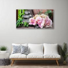 tulup.si Slika na akrilnem steklu Bamboo orchid spa 100x50 cm 2 obešalnika