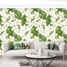 tulup.si Stenska fototapeta Plumeria cvetje Tapeta 104x70 cm