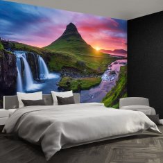 tulup.si Fototapeta Vulkan kirkjufell Tapeta 312x219 cm