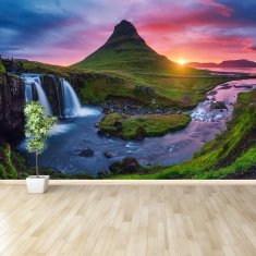 tulup.si Fototapeta Vulkan kirkjufell Tapeta 312x219 cm