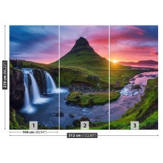 tulup.si Fototapeta Vulkan kirkjufell Tapeta 312x219 cm