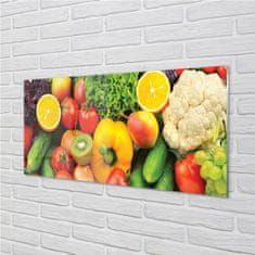 tulup.si Slika na akrilnem steklu Cvetača kiwi kumare 125x50 cm 2 obešalnika