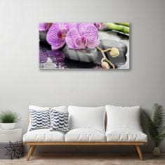 tulup.si Slika na akrilnem steklu Orchid orchid zen spa 100x50 cm 4 obešalnika