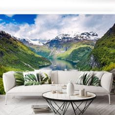 tulup.si Fototapeta Fjord na norveškem Tapeta 104x70 cm