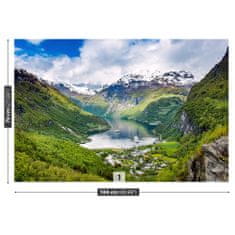 tulup.si Fototapeta Fjord na norveškem Tapeta 104x70 cm