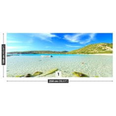 tulup.si Fototapeta Bay beach Samolepilne 250x104 cm