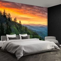 tulup.si Fototapeta Mountain sunrise Tapeta 104x70 cm