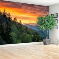 tulup.si Fototapeta Mountain sunrise Tapeta 104x70 cm