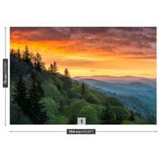 tulup.si Fototapeta Mountain sunrise Tapeta 104x70 cm