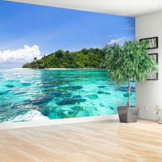 tulup.si Fototapeta Blue paradise island Tapeta 416x254 cm