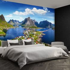 tulup.si Fototapeta Lofoten norveškem Tapeta 250x104 cm