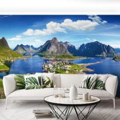 tulup.si Fototapeta Lofoten norveškem Tapeta 250x104 cm