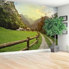 tulup.si Fototapeta Swiss alps Samolepilne 104x70 cm