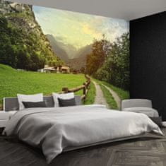 tulup.si Fototapeta Swiss alps Samolepilne 104x70 cm