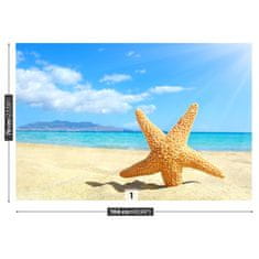 tulup.si Fototapeta Zvezda beach Samolepilne 104x70 cm