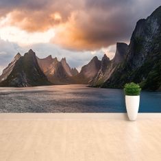 tulup.si Fototapeta Lofoten norveška Tapeta 104x70 cm