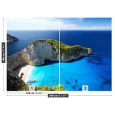 tulup.si Fototapeta Navagio plaža Tapeta 208x146 cm