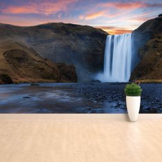 tulup.si Fototapeta Skogafoss slap Tapeta 208x146 cm