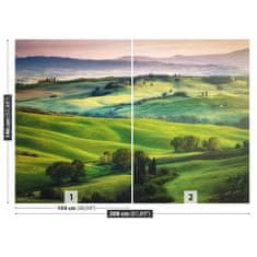 tulup.si Fototapeta Italijanski travniki Samolepilne 208x146 cm