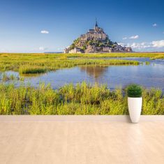 tulup.si Fototapeta Le mont saintmichel Tapeta 250x104 cm