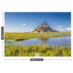 tulup.si Fototapeta Le mont saintmichel Samolepilne 104x70 cm