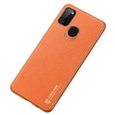 Dux Ducis Yolo usnje ovitek za Samsung Galaxy M30s, oranžna