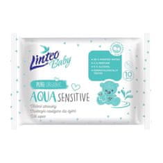 LINTEO Baby Aqua Sensitive vlažni robčki 10 kosov