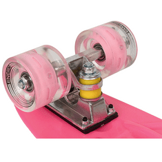 Enero Pennyboard deska 56 cm z LED kolesi, SWEET PINK S-122