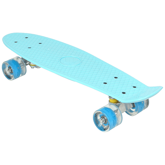 Enero Pennyboard deska 56 cm z LED kolesi, BLUE KING S-123