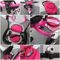 R-Sport Večnamenski tricikel 3v1 T3 Pink