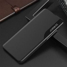 slomart Eko usnje view case elegantno ohišje s prevleko in funkcijo stojala xiaomi poco m3 / xiaomi redmi 9t black