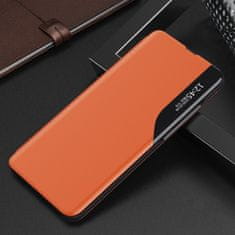 slomart eco leather view case elegantna knjižna torbica s stojalom za samsung galaxy a02s eu oranžna