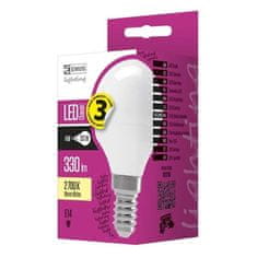 Emos LED žarnica Emos ZQ1210 Classic Mini Globe 4W E14 toplo bela