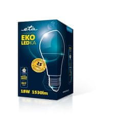 ETA LED žarnica EKO LEDka klasik 18W, E27, topla bela