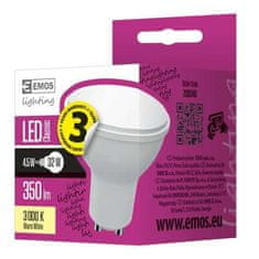 Emos Emos (ZQ8340) LED žarnica Classic MR16 4,5W GU10 toplo bela