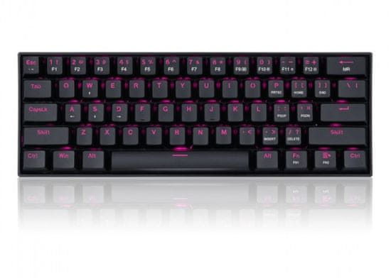 Redragon Dragonborn K630 mehanska tipkovnica, TKL, LED, SLO/HR, črna