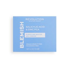 Revolution Skincare Salicilna kislina in cink PCA (Purifying Water Gel Cream) 50 ml