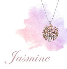 Hot Diamonds Luksuzna srebrna ogrlica z drevesom življenja Jasmine DP700 (veriga, obesek)