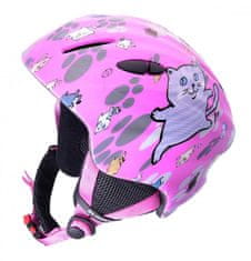 Blizzard Smučarska čelada Blizzard Magnum 48-52 JR PINK CAT SHINY