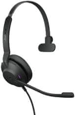 Jabra Evolve2 30, USB-C, MS Mono žične slušalke, črne