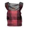 ByKay kengurujka CLICK CARRIER REVERSIBLE Red Plaid (veL baby)