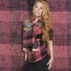 Kengurujček CLICK CARRIER REVERSIBLE Red Plaid (velikost otroka)