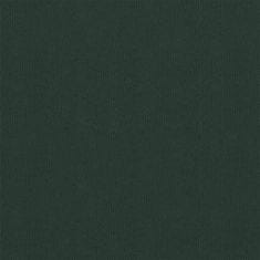 Vidaxl Balkonsko platno temno zeleno 75x300 cm oksford blago