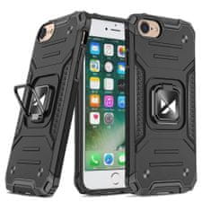 MG Ring Armor plastika ovitek za iPhone 7/8/SE 2020, črna