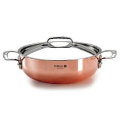 de Buyer SAUTEPAN COPPER / STST + LID PRIMA MATERA 28CM, SAUTEPAN COPPER / STST + LID PRIMA MATERA 28CM