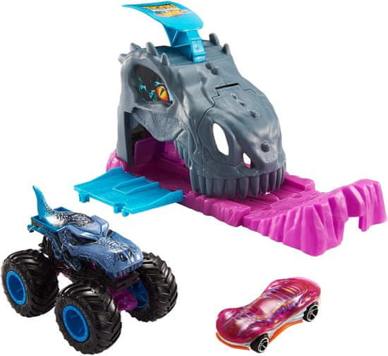 Hot Wheels Monster Trucks Mega-Wrex tekmovalni igralni komplet