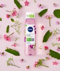 Nivea Naturally Good gel za prhanje, cvet divje vrtnice, 300 ml