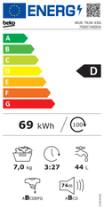 Beko WUE7636XSS pralni stroj